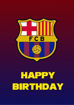 Picture of BARCELONA FOOTBALL CARD